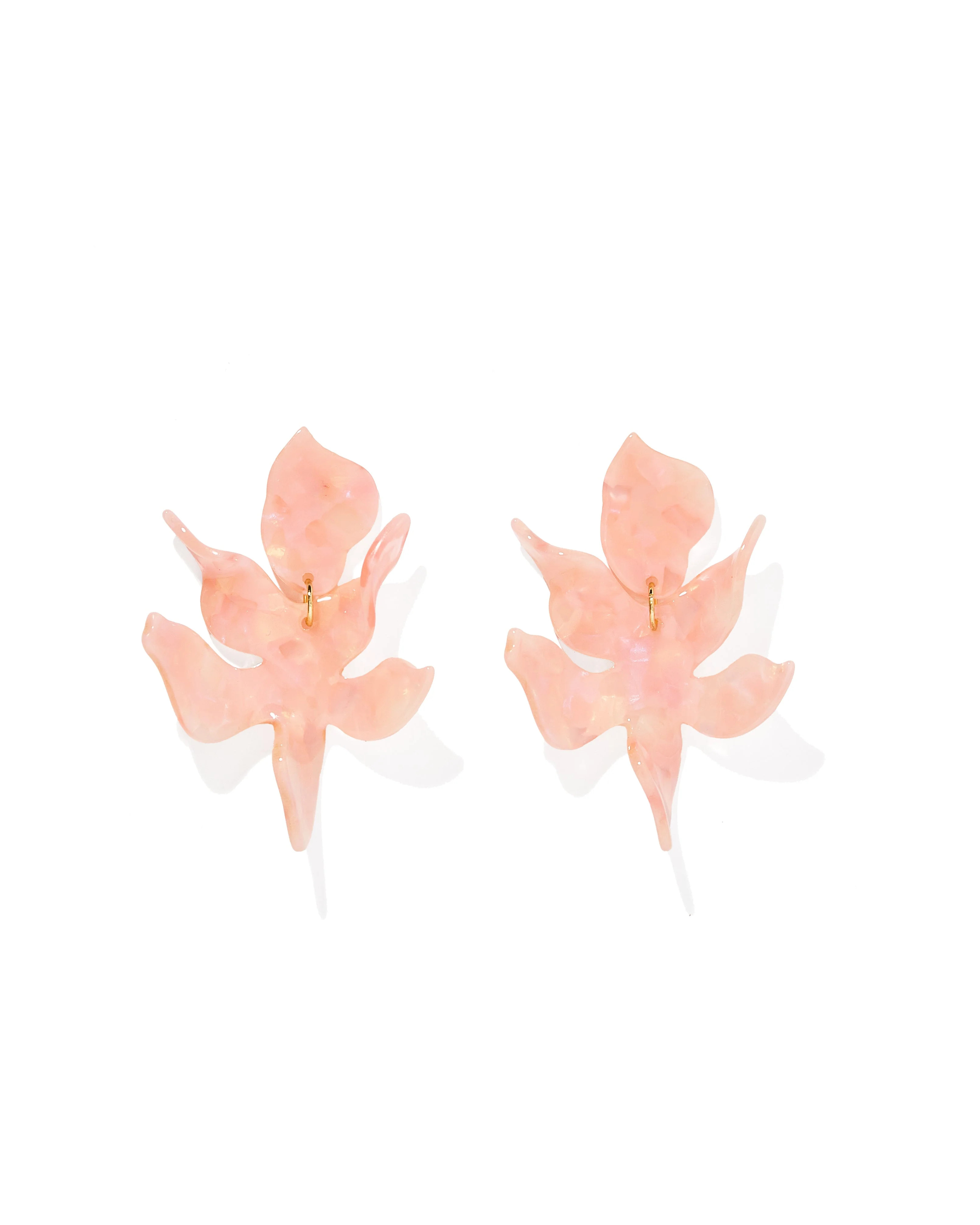Flora Statement Earrings - Peach Bellini | LINNY CO LLC