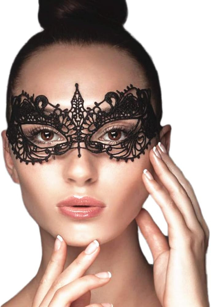 Lace Masquerade Mask Elastic,Fit for Adult,Soft Gentle Material,Specially For Costume,Thememed Pa... | Amazon (US)