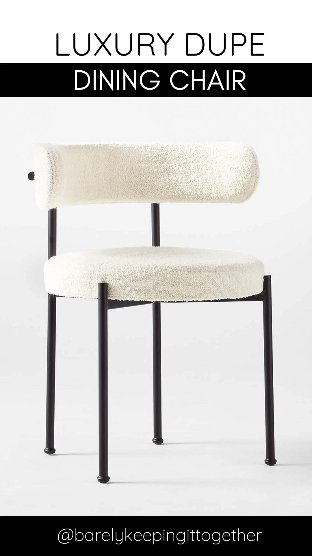 Insane cb2 dining chair dupe! 

#LTKhome