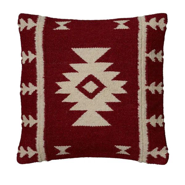 Wool Woven Southwest-patterned Decorative Throw Pillow - On Sale - Overstock - 11977438 | Bed Bath & Beyond