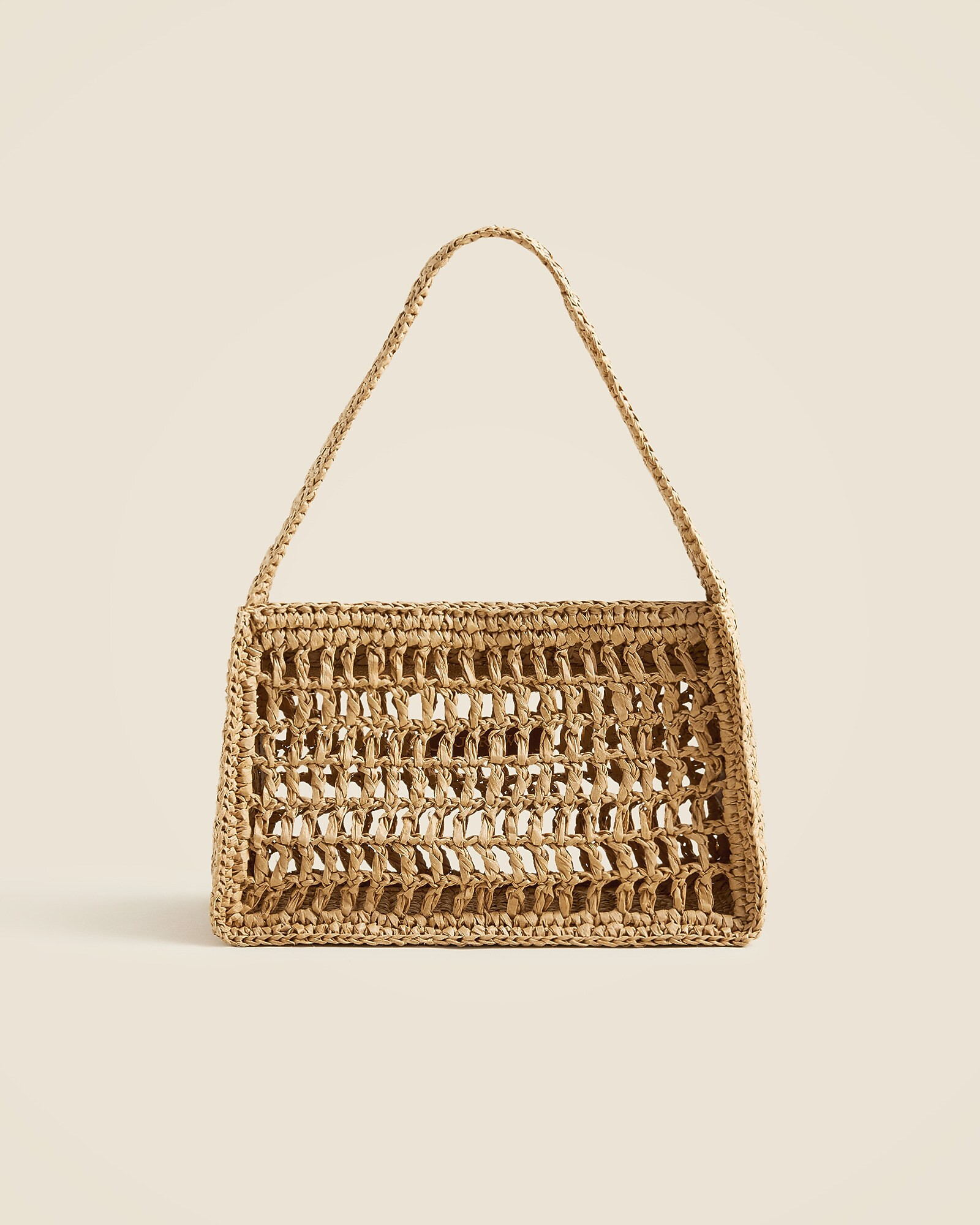Paros open-weave bag in straw | J. Crew US