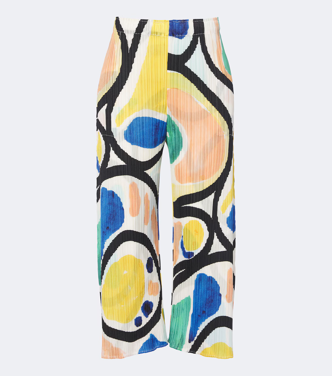 Roll pleated printed wide-leg pants | Mytheresa (US/CA)