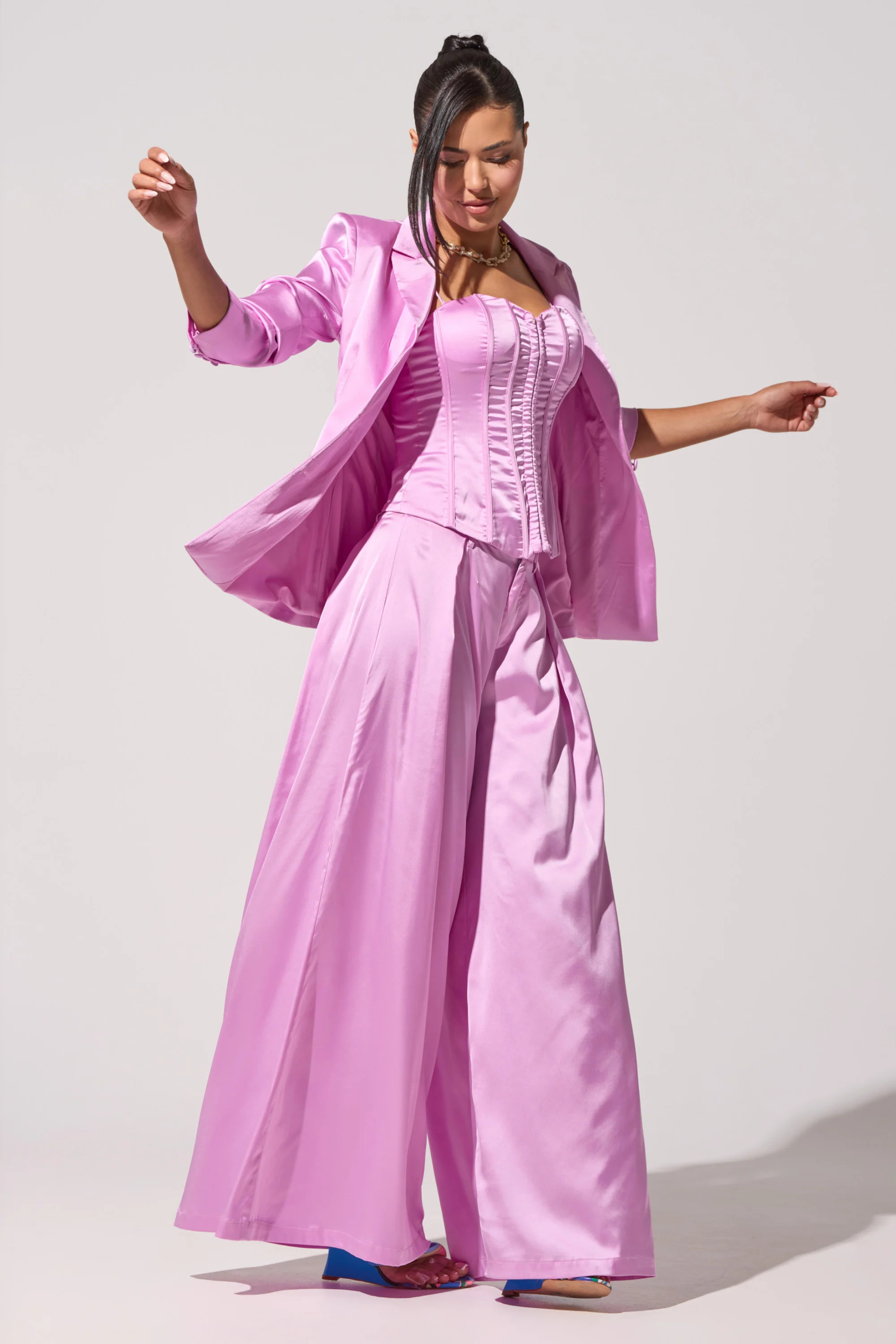 IN FULL BLOOM LIGHT PURPLE TROUSER | AKIRA