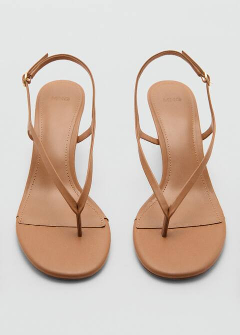 Kitten heel sandals -  Women | Mango USA | MANGO (US)