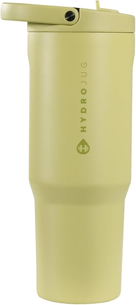 HydroJug Sport - Stainless Steel Tumbler with Straw, Vacuum Insulated, 32oz Leakproof Water Bottl... | Amazon (US)
