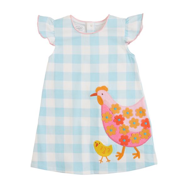 Chicken T-Shirt Toddler Dress | Mud Pie