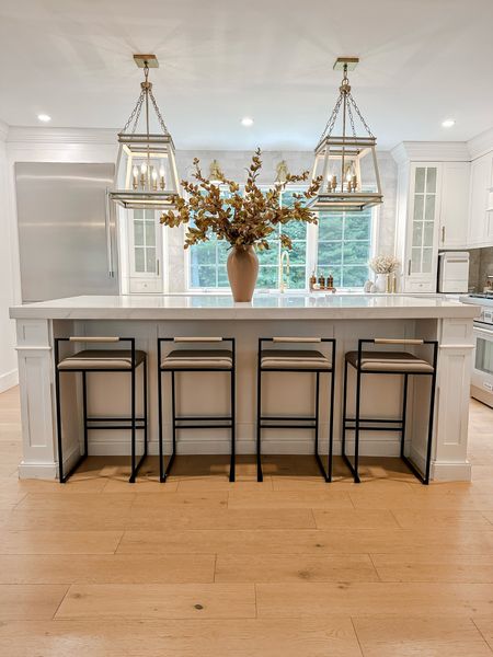 My kitchen pendant lights are currently on sale. Lighting, counter stools, vase, artificial branches, sconce lights, tile, ice maker, Amber glass soap dispensers, faucet. Get a nice discount off my kitchen bar stools by using code: EASTCOAST44

#LTKfamily #LTKhome #LTKsalealert