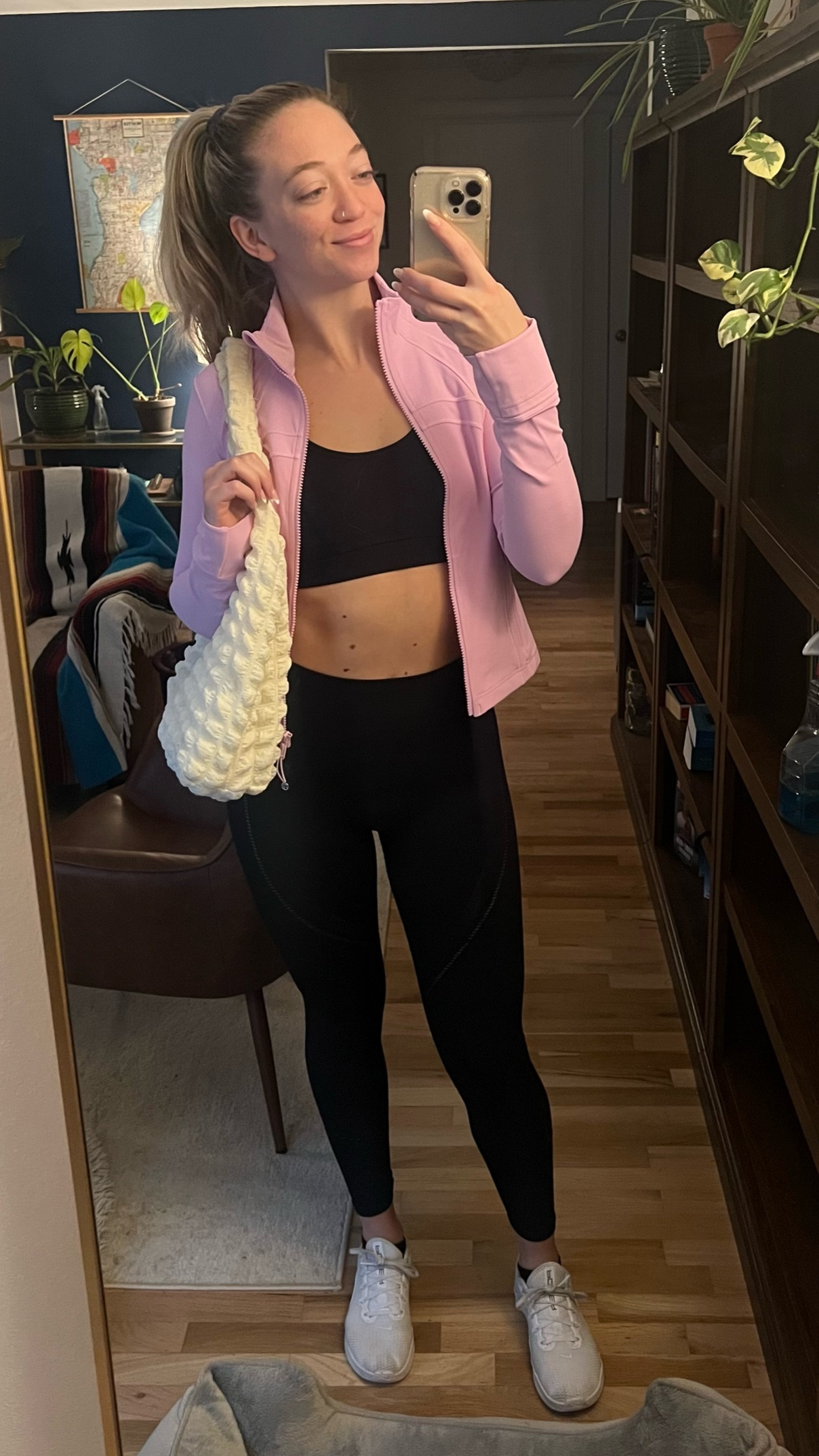 What I wore to my pilates class this week! 

Pilates outfit, workout outfit, gym outfit, activewear, spring jacket, lululemon jacket

#LTKActive #LTKfitness #LTKSeasonal