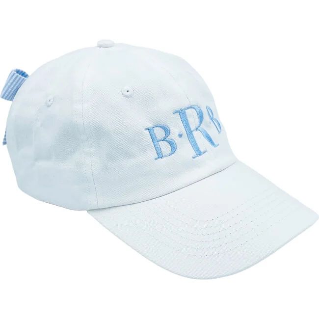 Customizable Bow Baseball Hat, Winnie White | Maisonette