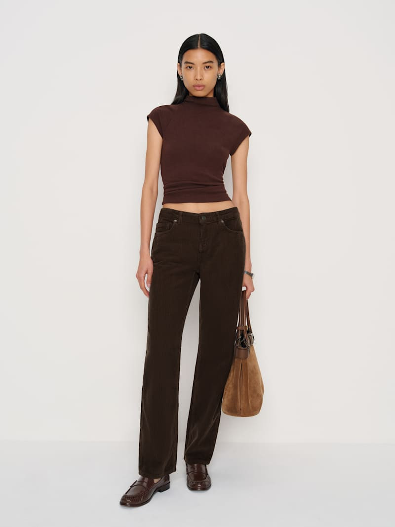 Charlee Low Rise Straight Leg Jeans | Reformation (Global)