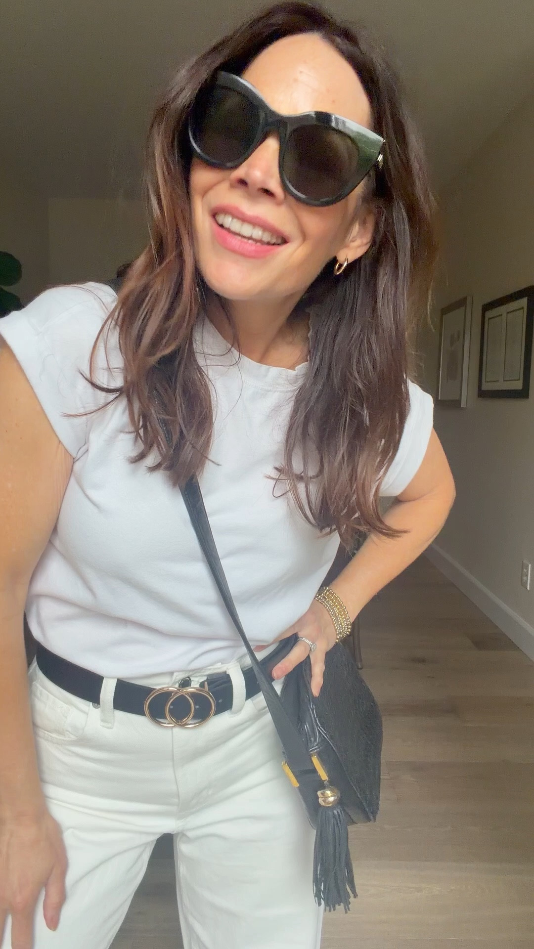 White with a little black. What to wear when you don't know what to wear! Start with a fresh NEW white tee. Last year's is gross- time to replace it! I'll link some faves below. 

#LTKPetite #LTKOver40 #LTKootd