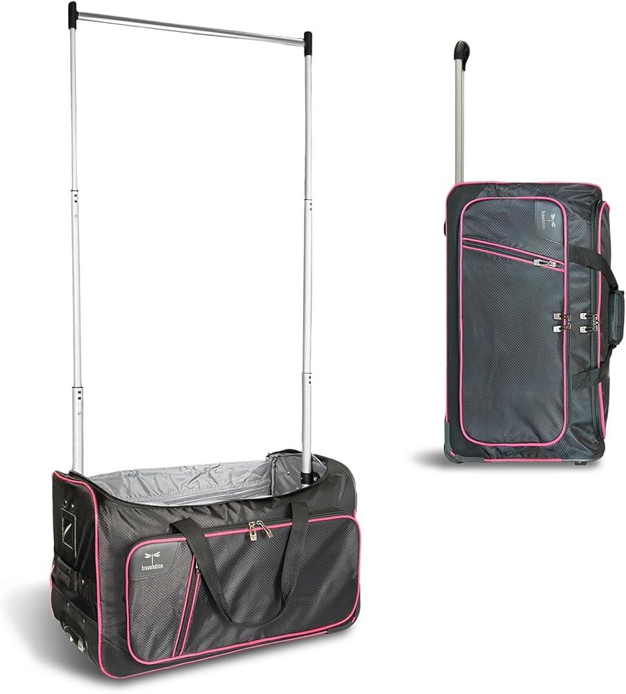 Travolution Dance Bag with Garment Rack, 24 Inch Rolling Duffel With Wheels, Ideal for Competitio... | Amazon (US)