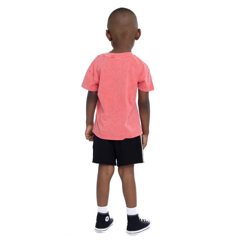 Hot Wheels Toddler Boys Short Sleeve T-Shirt and Shorts Set, 2-Piece, Sizes 12M-5T | Walmart (US)