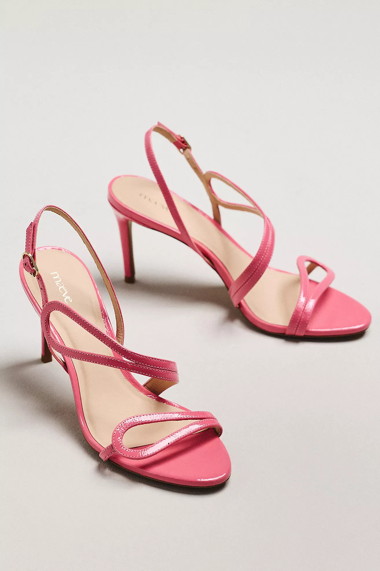 Maeve Loopy Ankle Wrap Heels | Anthropologie (US)