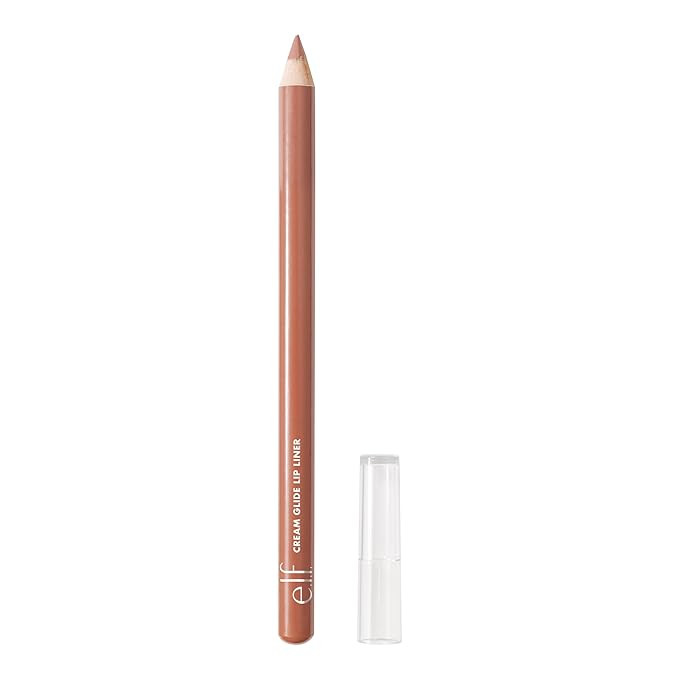 e.l.f. Cream Glide Lip Liner, Highly-Pigmented Pencil For Shaping & Sculpting Lips, Semi-Matte Fi... | Amazon (US)