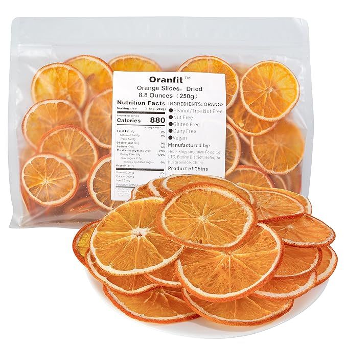 Oranfit Dried Orange Slices 8.8oz/250g(67 to 108 slices) | Amazon (US)