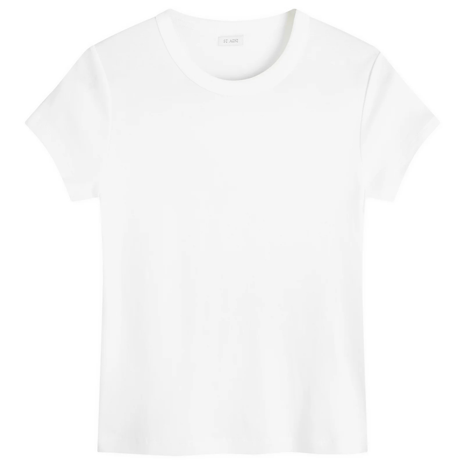 ST. Agni Women's Organic Cotton Baby T-Shirt in White, Size Medium | END. Clothing