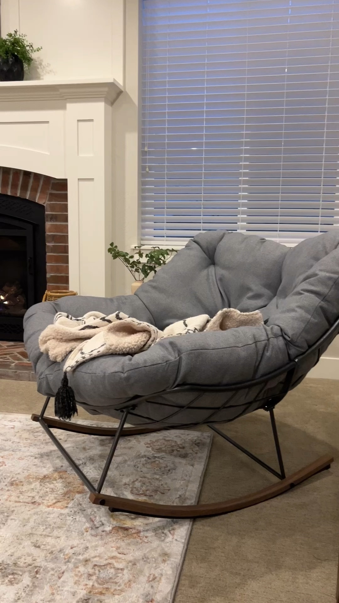 Shop the most comfortable chair in my house from Amazon. It’s an indoor/outdoor chair that’s weather resistant. Also comes in a beige cushion.

#LTKhome #LTKVideo