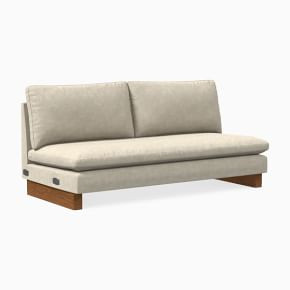 Build Your Own - Harmony Petite Sectional (Dark Walnut) | West Elm (US)