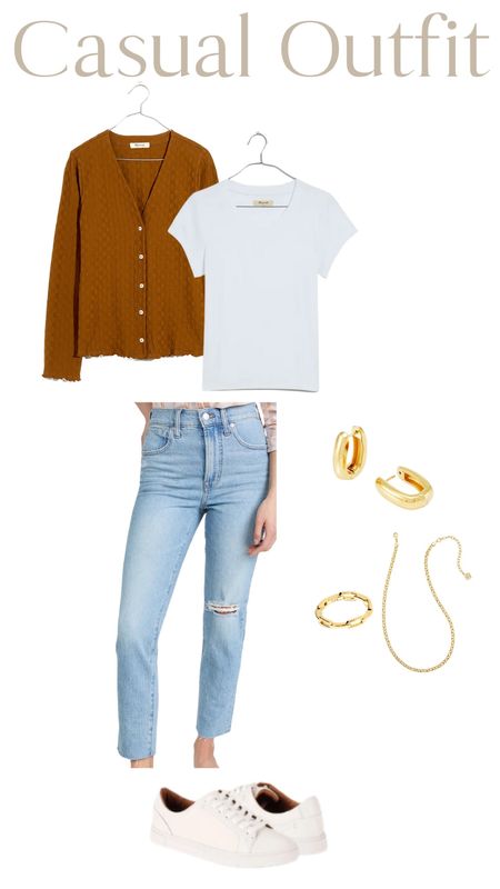 Casual outfit with basic pieces that you can mix and match

#LTKxMadewell #LTKfindsunder100 #LTKstyletip