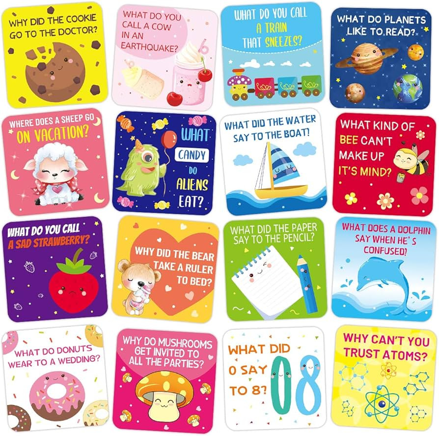 Fancy Land 60 Lunch Box Jokes for Kids Cute Lunchbox Notes Motivational and Inspirational Cards f... | Amazon (US)
