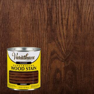 Varathane 1 qt. Honey Classic Wood Interior Stain 339718 - The Home Depot | The Home Depot
