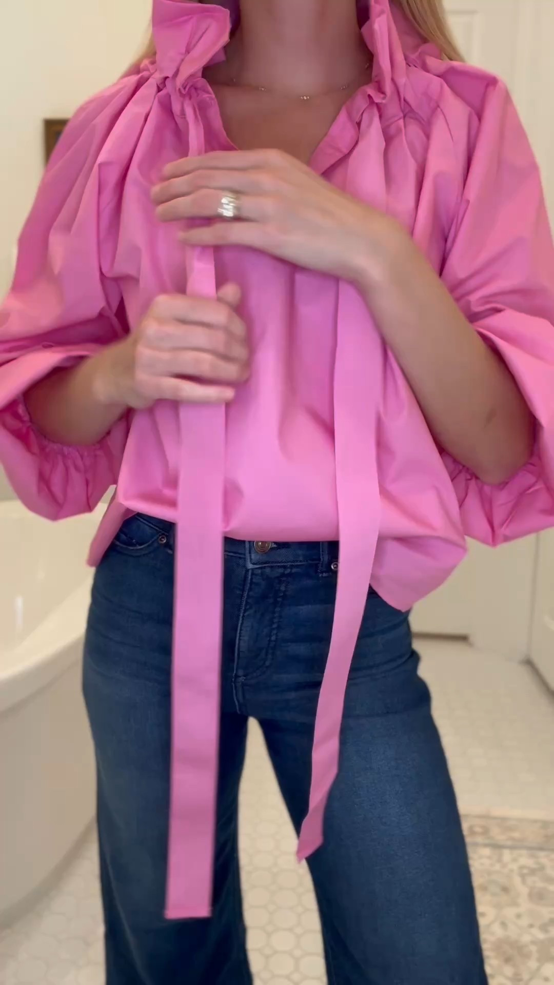 Walmart New Arrivals I'm absolutely obsessed with! Everything under $30! These tops are so chic & look/feel very expensive. Wearing an XS. Both pairs of jeans are from Walmart too! Wearing size 2 in both! & wearing a small in both rolled neck sweaters! #walmartpartner