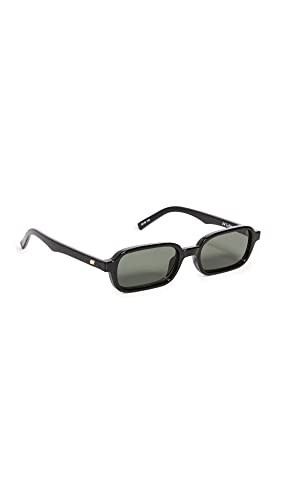 Le Specs Pilferer Sunglasses - Black, Rectangle, Women's, Contempory 90s Style | Amazon (US)