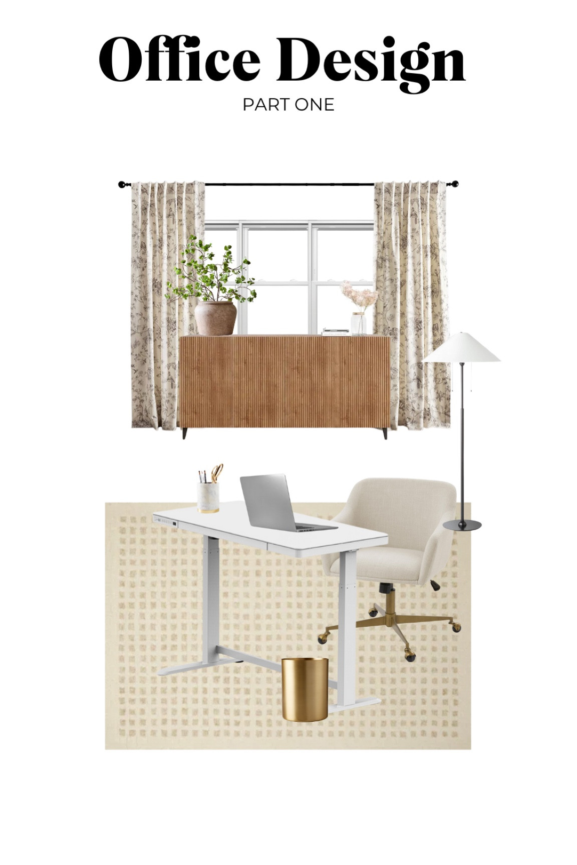 Office design for a client! Love this sideboard 😍 #officedecor #office 

#LTKhome