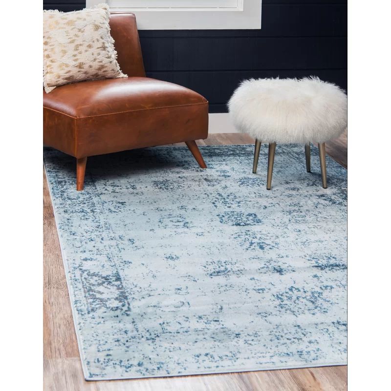 Brandt Light Blue/Ivory Area Rug | Wayfair North America