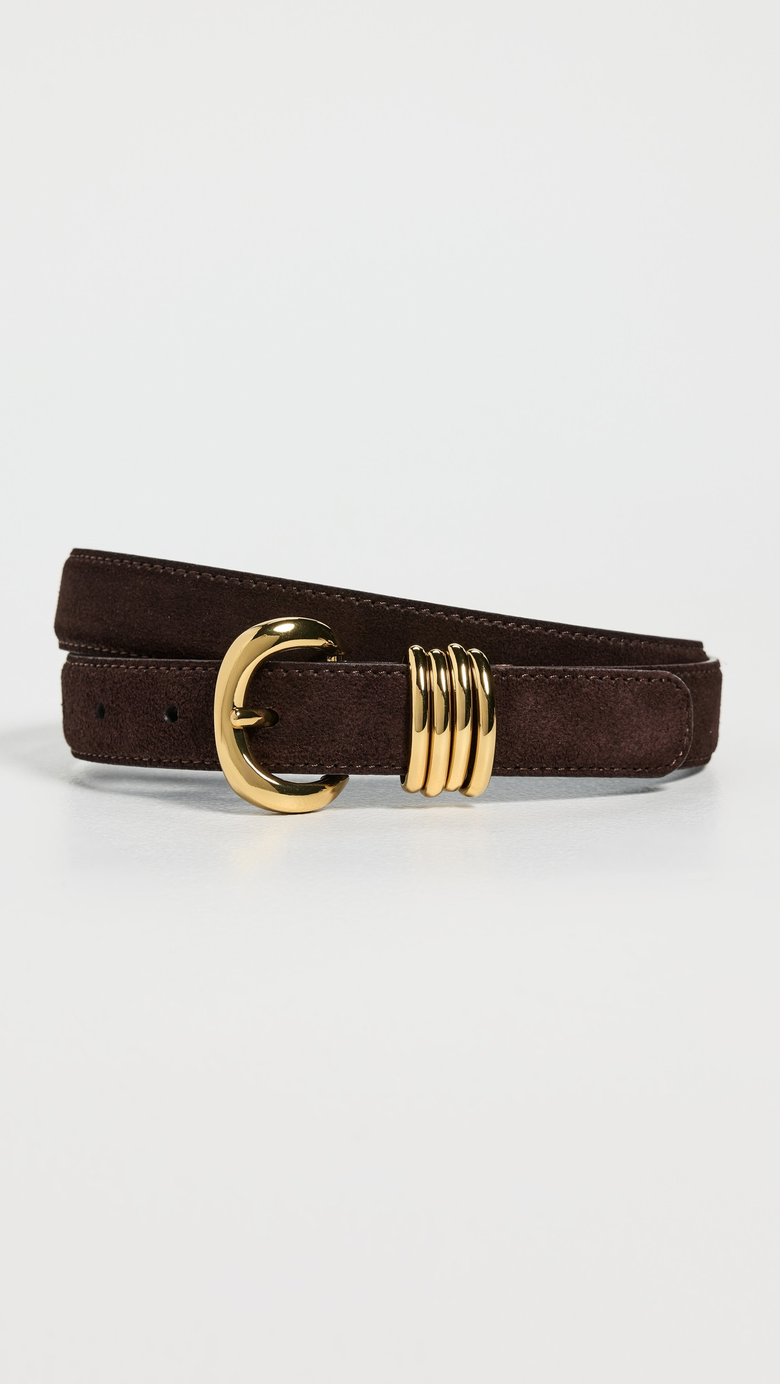Madewell Suede Inez Belt Loden XL | Shopbop