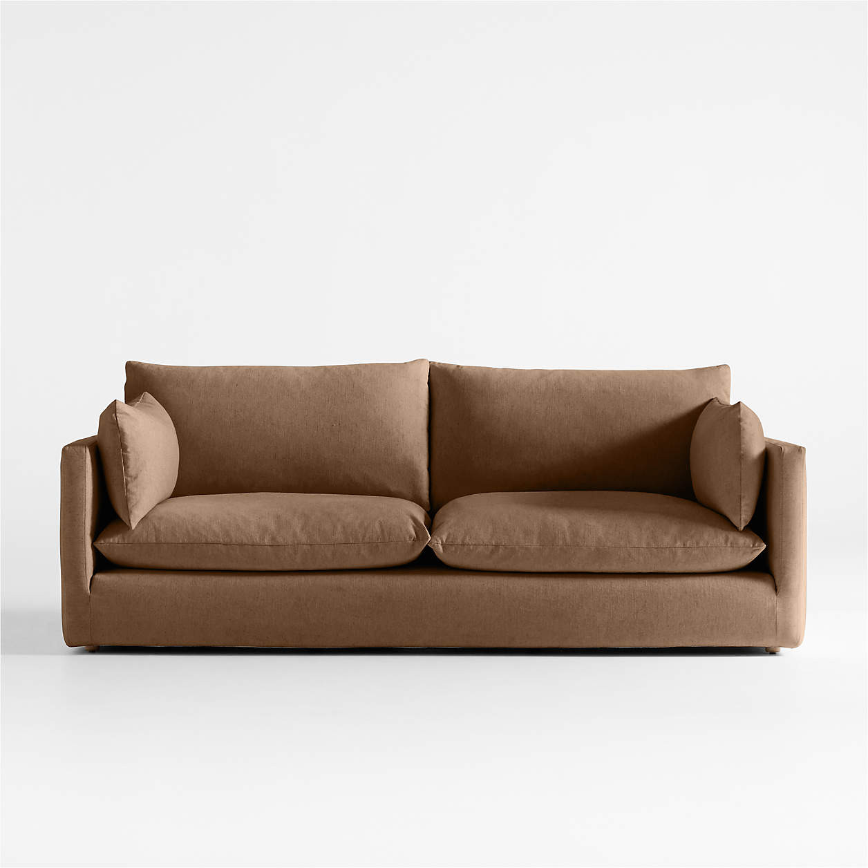 Unwind Slipcovered 92" Sofa + Reviews | Crate & Barrel | Crate & Barrel