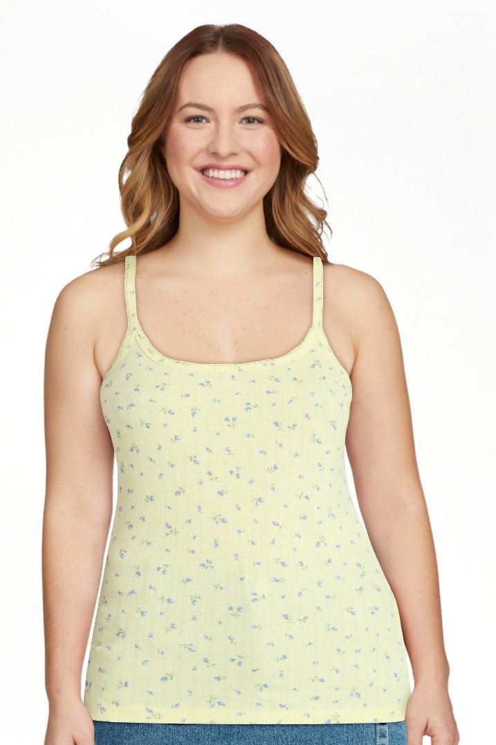 No Boundaries Pointelle Tank Top, Women's XXS-XXL | Walmart (US)