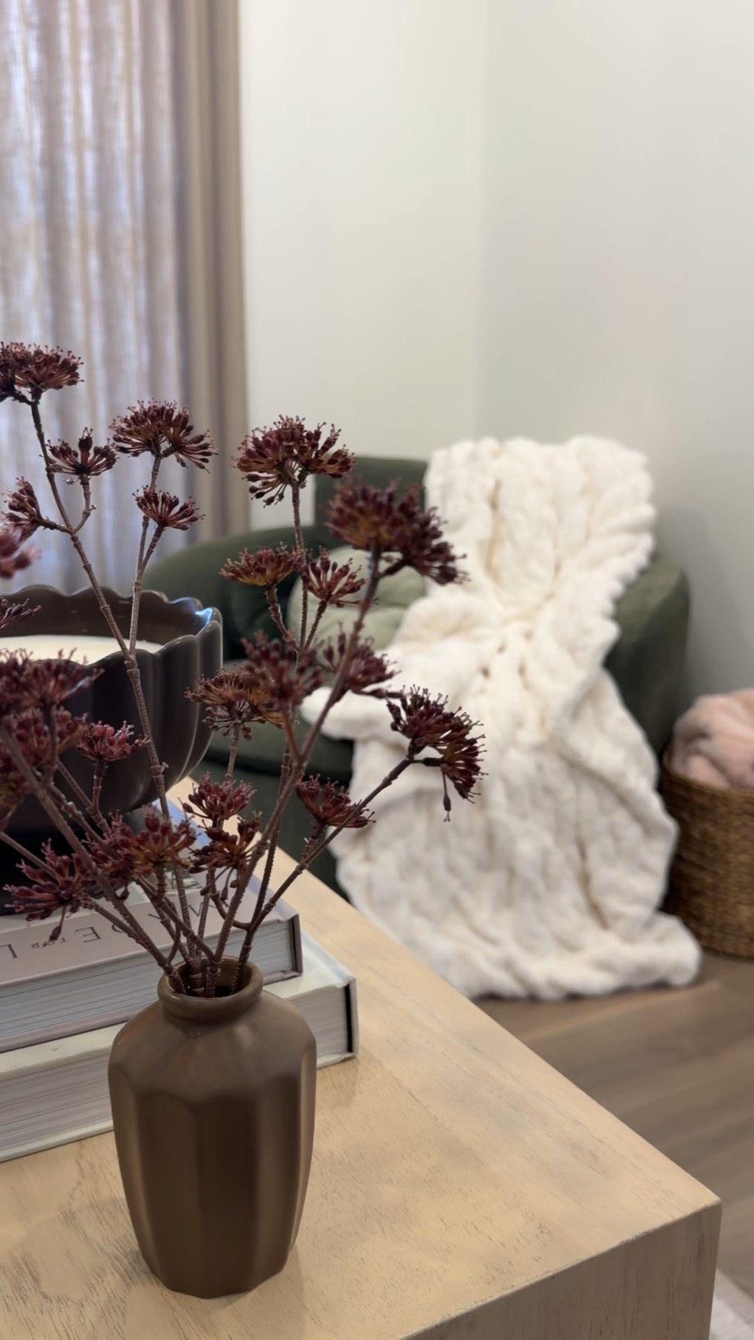 a lil office refresh sneak peek  ◡̈ 

thie little corner is my FAVE cozy spot. the wall def needs something so im waiting to see how family pics turn out this weekend 👏🏼 

#LTKHome #LTKSaleAlert #LTKStyleTip