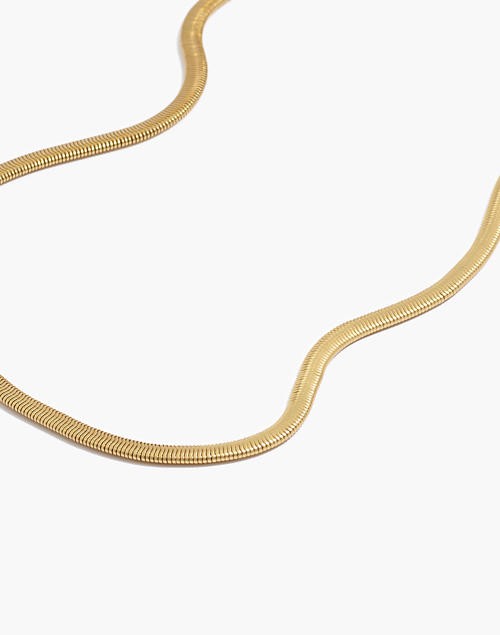 Herringbone Chain Necklace | Madewell