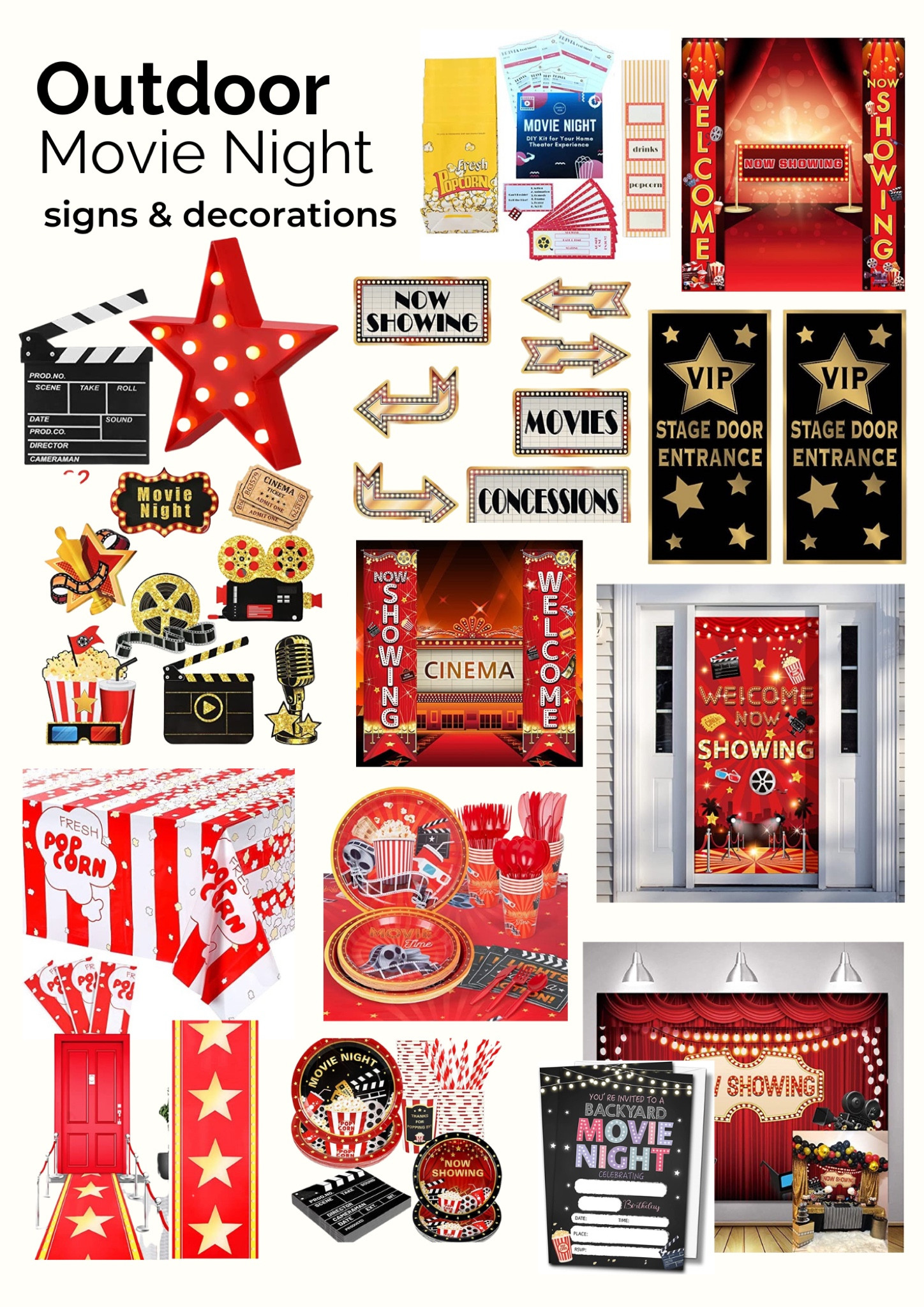 Outdoor movie night essentials - decorations 

#LTKhome #LTKsalealert #LTKSeasonal