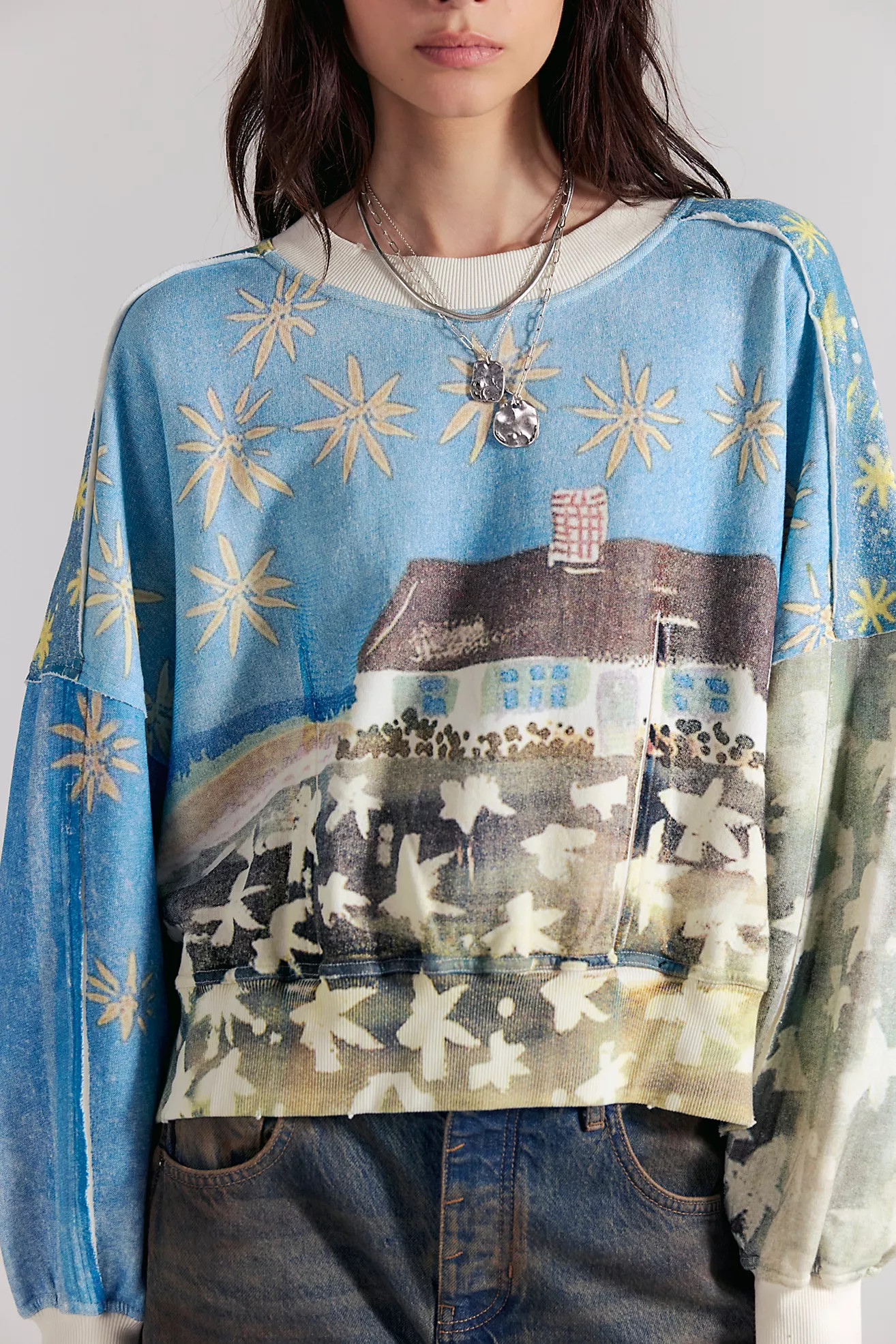 Gaia Sweatshirt | Free People (Global - UK&FR Excluded)