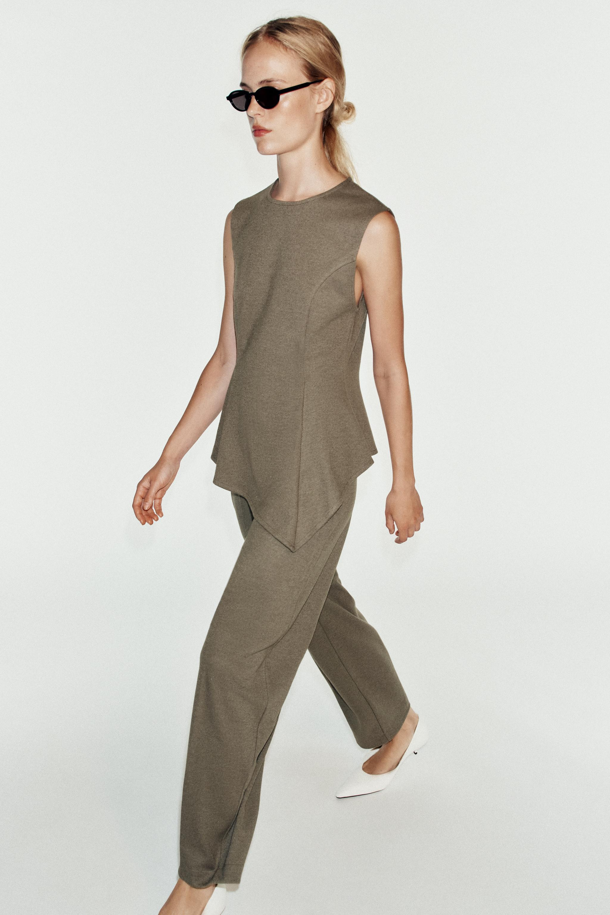 SOFT CARROT TROUSERS | Zara UK