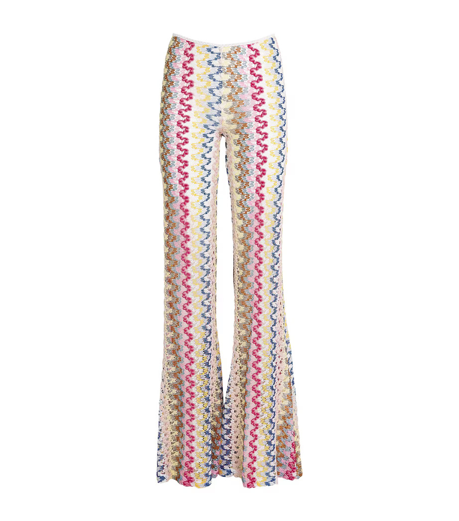 Crochet Flared Beach Trousers | Harrods