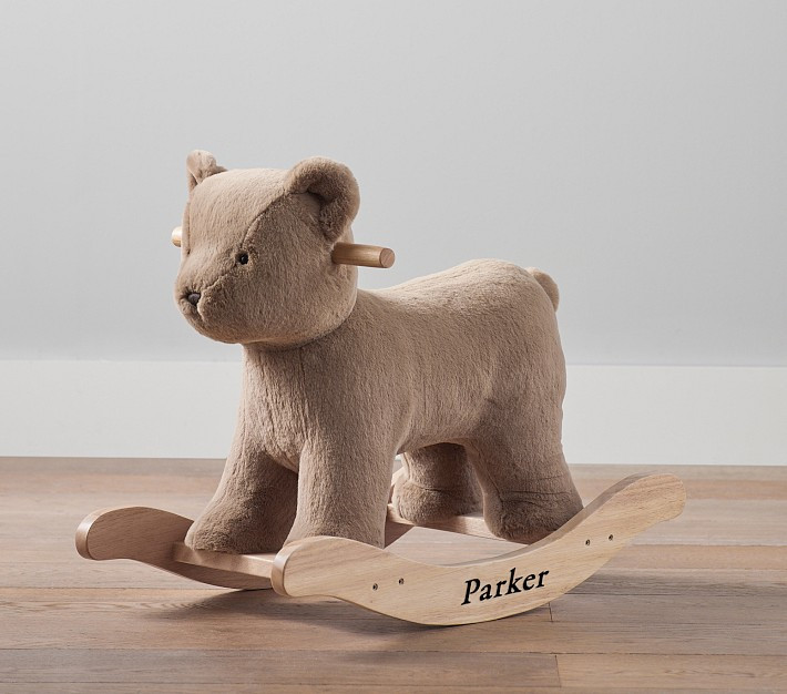 Bear Critter Plush Nursery Rocker | Pottery Barn Kids