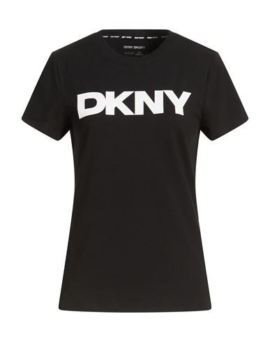 Dkny Woman T-shirt Black Size M Cotton, Elastane | YOOX (US)