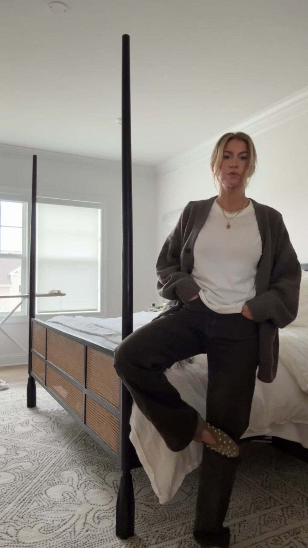 Casual OOTD! 
Sweater: sized up to medium for oversized look
Pants: run TTS
Tee: runs slightly oversized, wearing size small 

#LTKgrwm #LTKootd #LTKdayinmylife