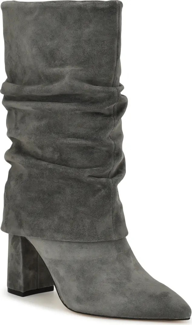Francis Foldover Slouch Pointed Toe Bootie (Women) | Nordstrom