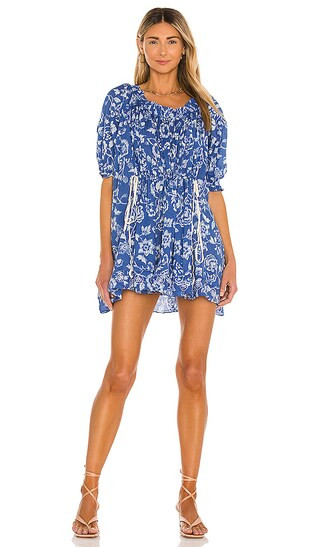 Nora Nightie Dress in Indigo Combo | Revolve Clothing (Global)