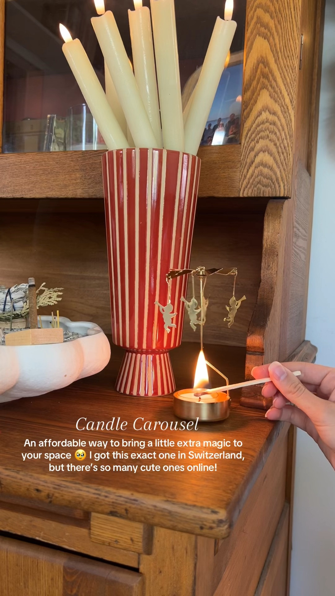 If you want to an affordable way to add some whimsy or magic to your space, a candle carousel is the way!!

#LTKWatchNow #LTKHome #LTKSeasonal