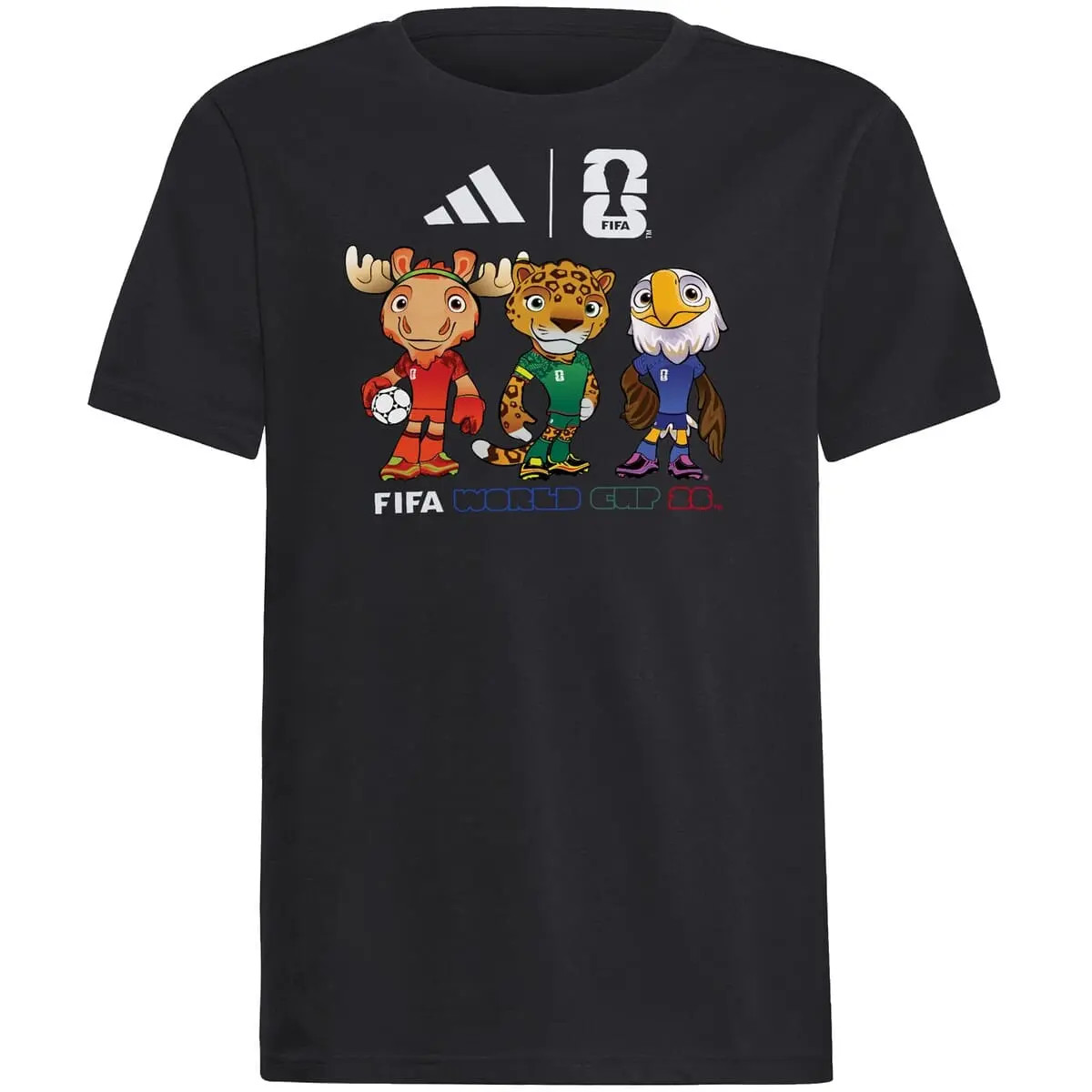 Youth adidas Black FIFA World Cup Gear 2026 FIFA World Cup Mascot T-Shirt | Nordstrom | Nordstrom
