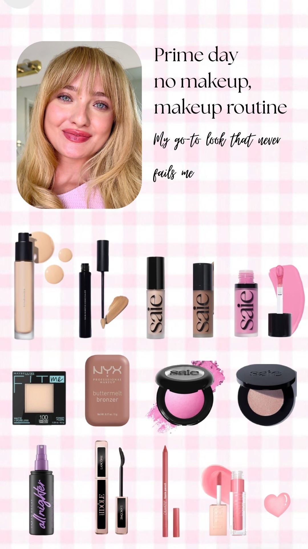 My no makeup, makeup must haves! Prime day sale! 💗

#ltkprime #primeday #amazon 

#LTKFindsUnder50 #LTKBeauty #LTKSaleAlert