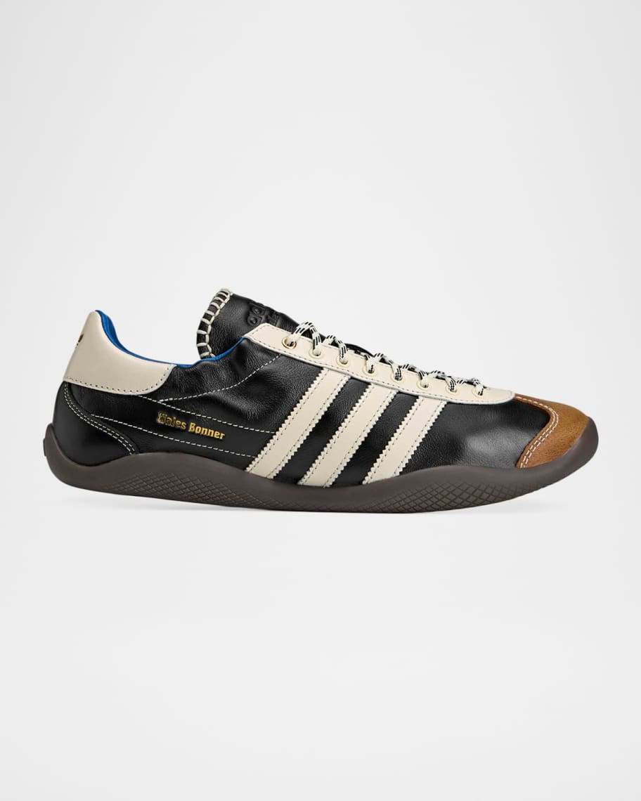 Adidas x Wales Bonner Men's Karintha Leather Sneakers | Neiman Marcus