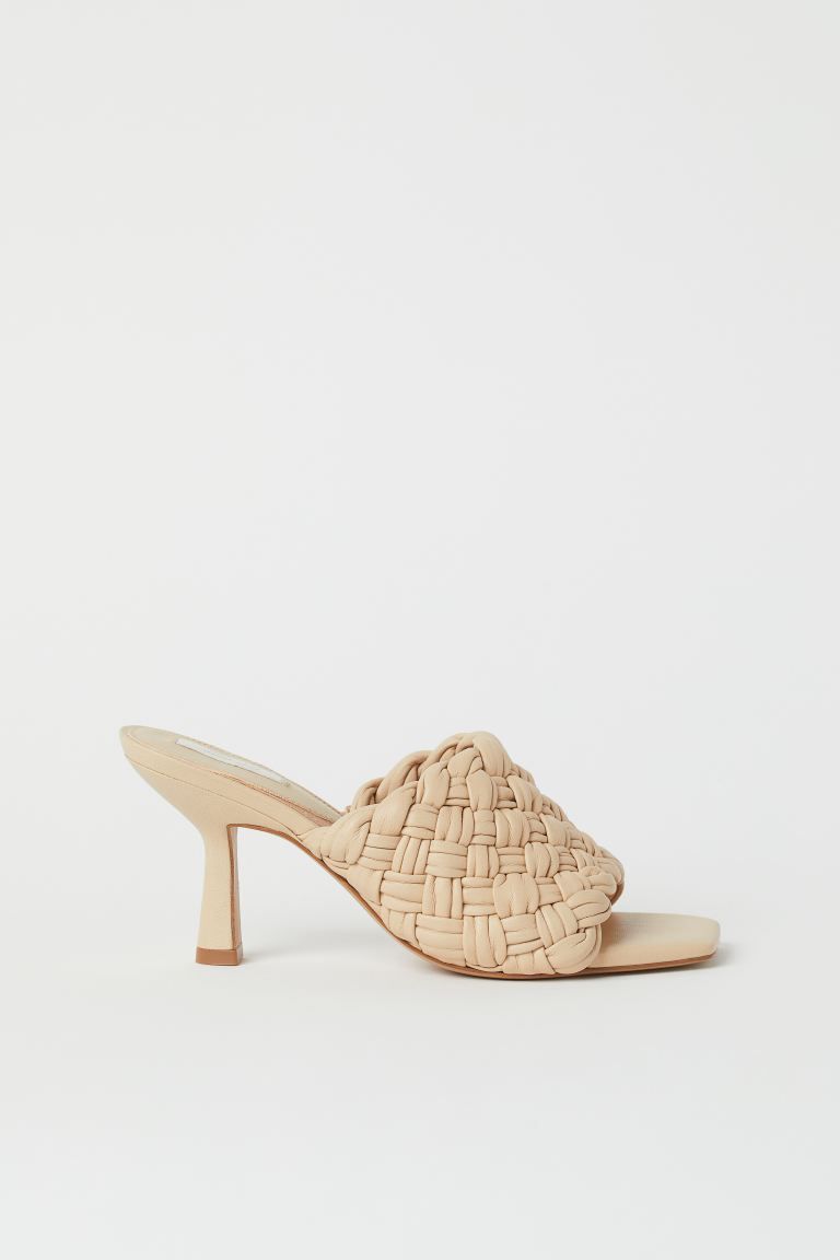 Leather Slip-on Sandals | H&M (US)