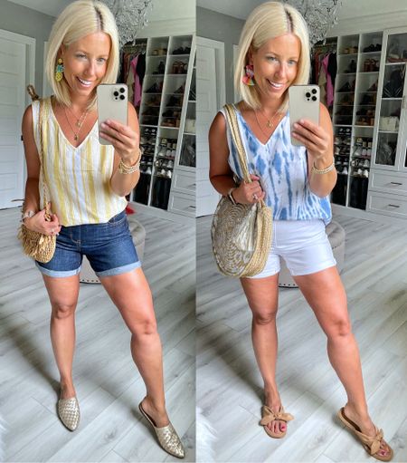 I many never wear “real” jean shorts again!!!!! Pull-on denim that are stretchy but look like normal jean shorts are the best idea ever!!!! Only $14.98 and come in 4 washes!!!!!
⬇️⬇️⬇️


#LTKunder50 #LTKstyletip #LTKsalealert